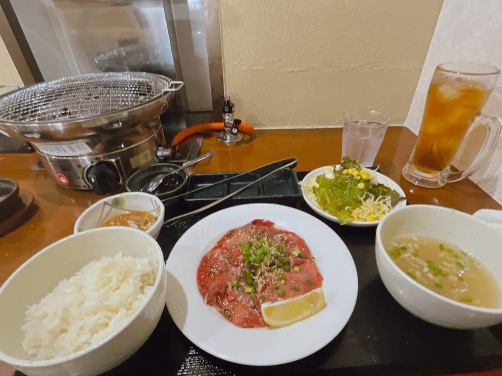 焼肉べこのランチ