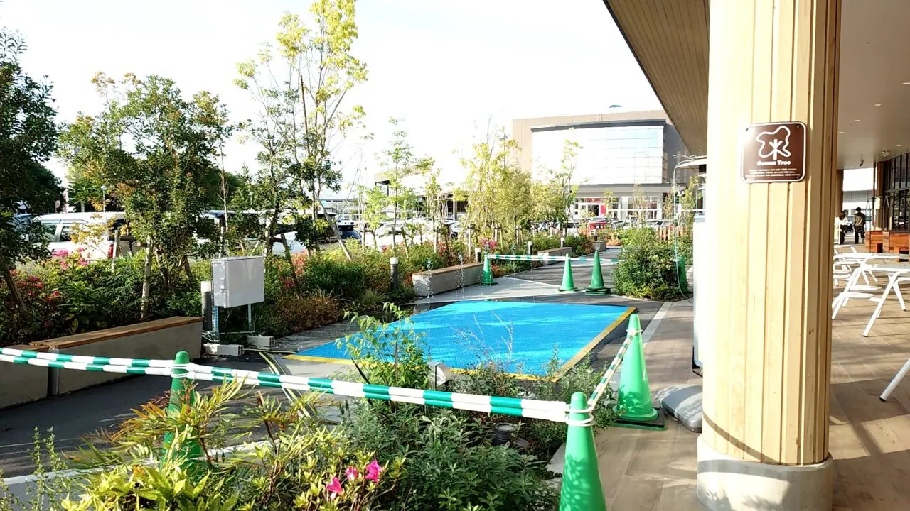パレット噴水